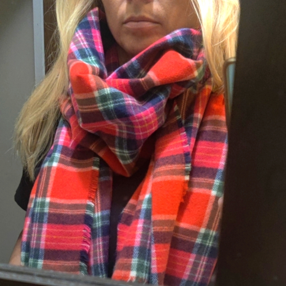 Cozy Plaid Scarf